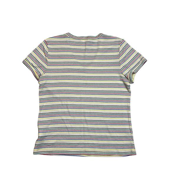 NWOT MOTHER Denim The Itty Bitty Throwback tshirt in Rainbow Bridge MEDIUM - Picture 4 of 6